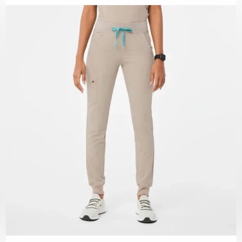 Figs Zamora Scrub Pants Sandstone Jogger Size L